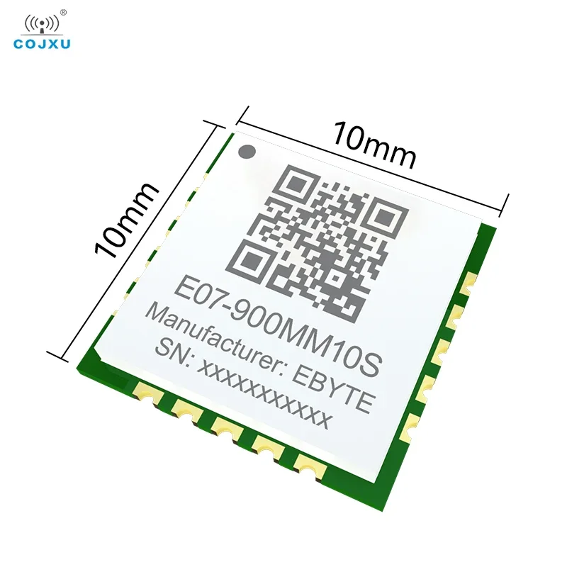 CC1101 Wireless Module 915/868MHZ COJXU E07-900MM10S 10dBm 1.5km Stamp Hole Ultra Small Size SMD RF Module Support RSSI