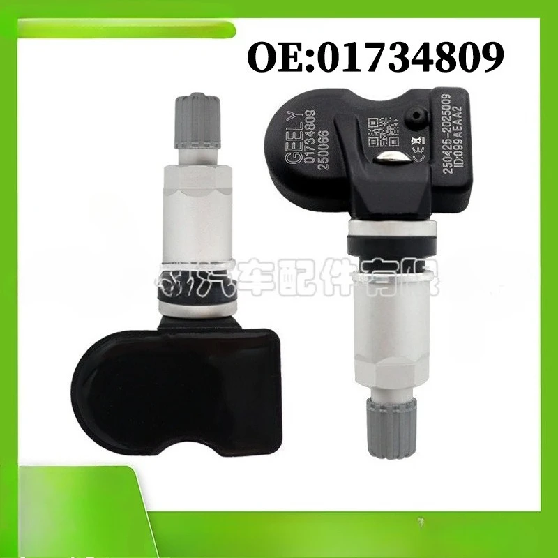 

4Pcs 433MHz TPMS Tire Pressure Monitor Sensor 01734809 For Yuanjing X3 Geely Emgrand Vision X3 Coolray Binray Bingyue Pro ICON