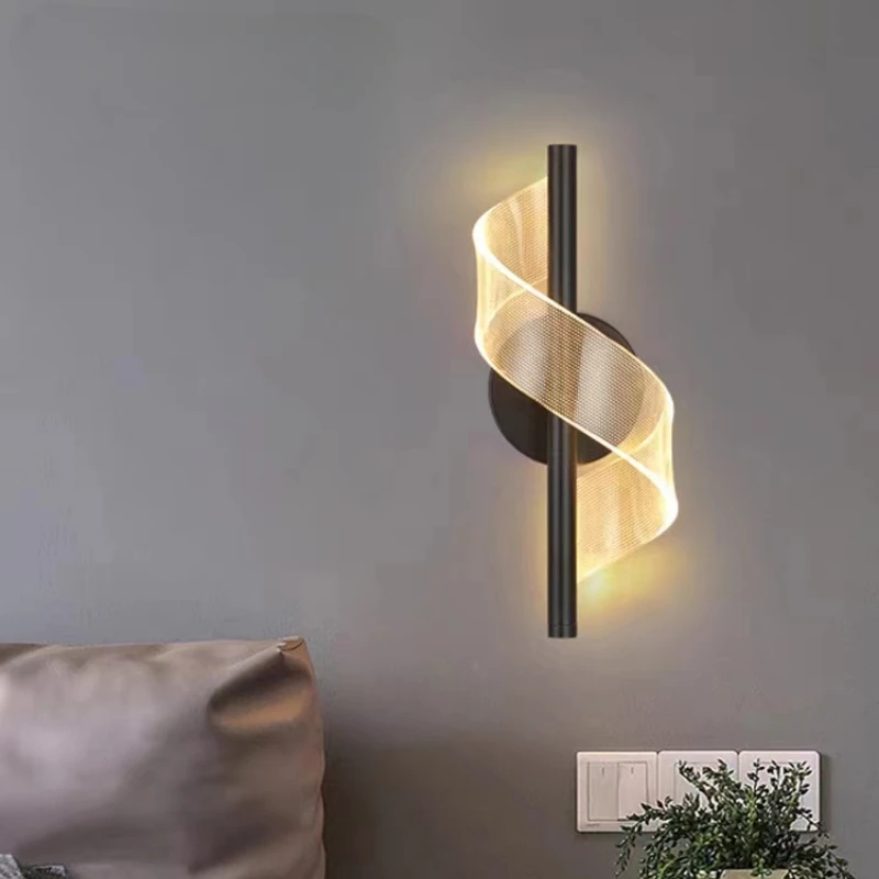 

Nordic LED Wall Sconce Lamp Indoor Lighting For Home Bedside Living Room Corridor Stairs Decoration Luxurious Modern Wall Lamp