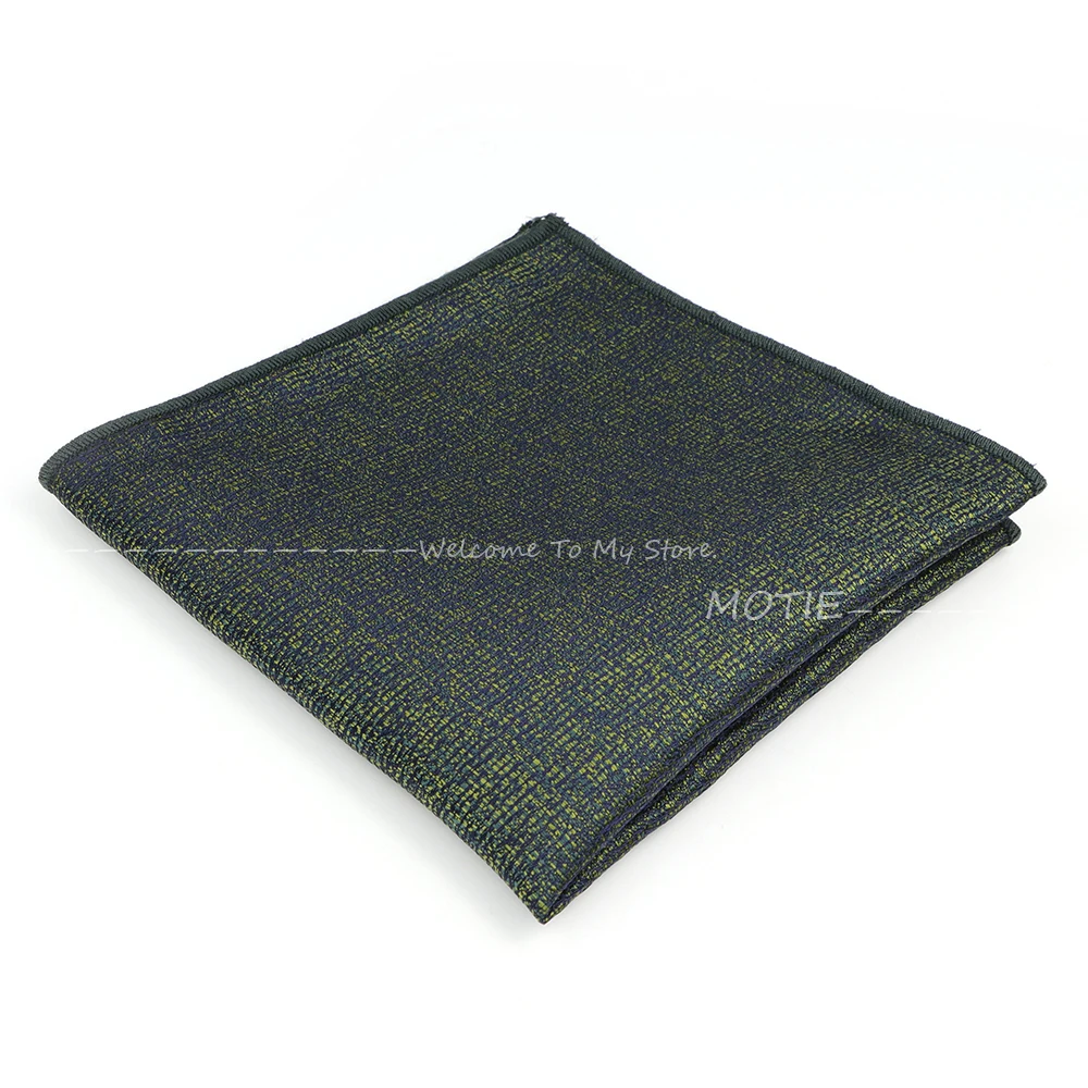 Cashew Flower Polyester Pocket Square for Men
