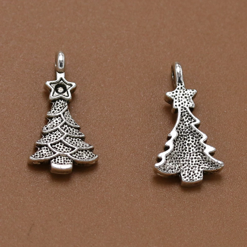 

20 Pcs Alloy Star Pendant Jewelry Making Pendants Charm Christmas Tree DIY Charms