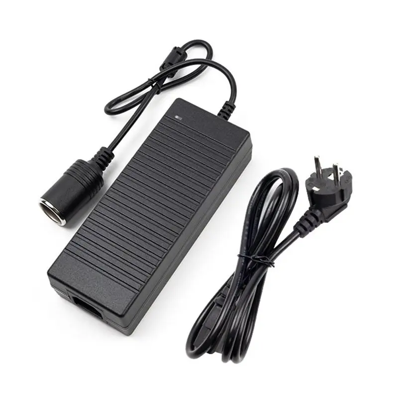N26R-For Car Electrical Appliances 12V Power Supply Socket, AC To DC 220V To 12V Converter Parking Heater EU Plug