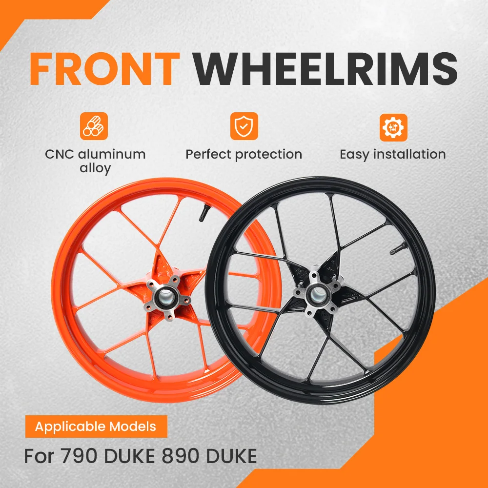 

Motorcycle Accessories Aluminum alloy Front hub Front wheel rims For duke790 duke890 2021 2022 2023 2024 2025+