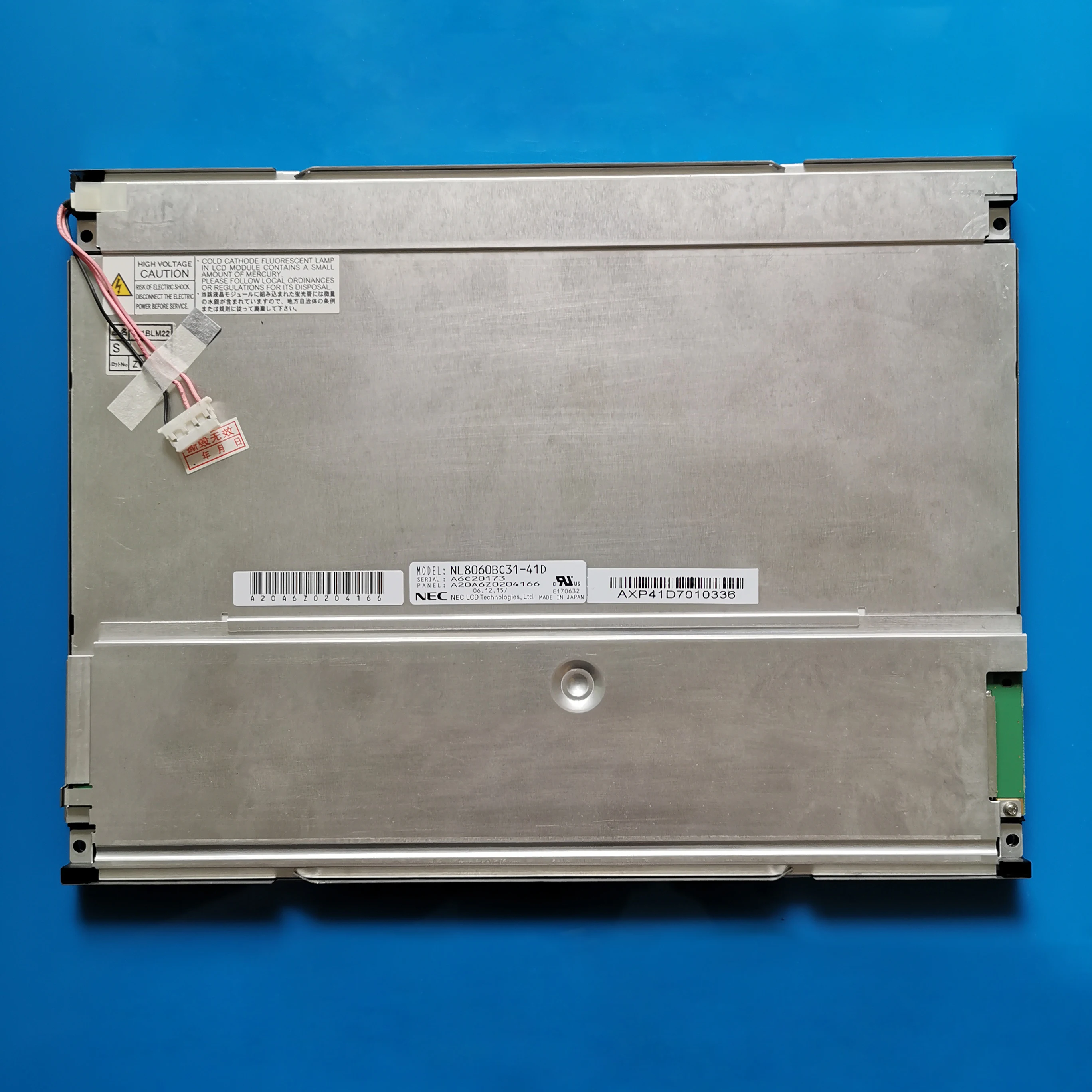 NL8060BC31-41D 12.1 "LCD Screen Display Panel