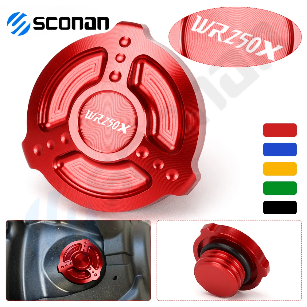 For Yamaha WR250F WR450F WR250R WR250X WR 250R 250F 250X 450F Motocycle M20X2.5 CNC Aluminum Oil Filler Cap Cover Screw