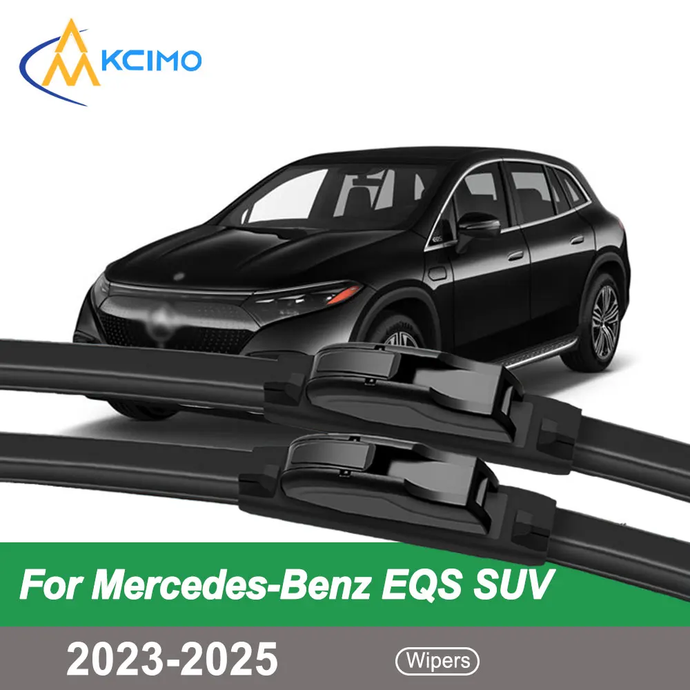 

Universal Silent Wiper Blades For Mercedes-Benz EQS SUV 2023-2025 Waterproof Windshield Cleaner 2PCS Car Accessories