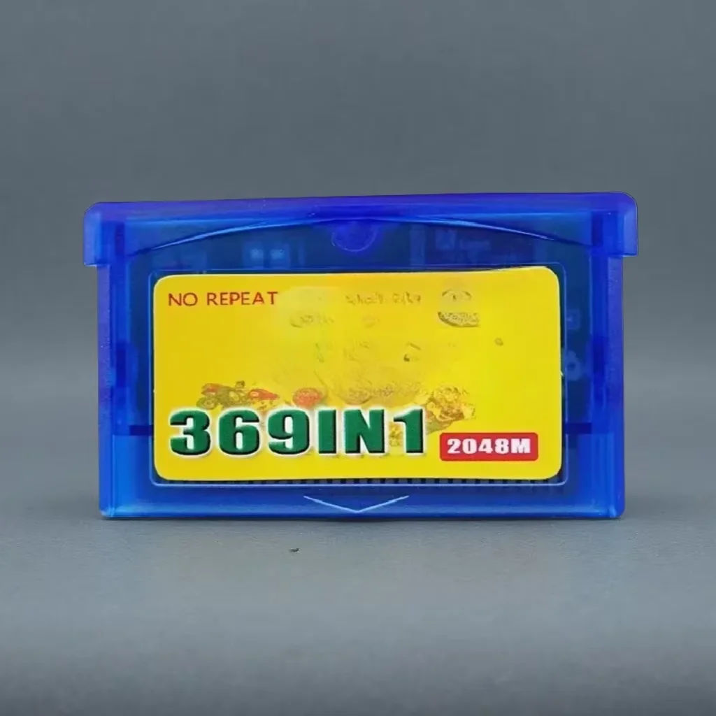 369 in 1 GBA Game Cartridge 32-Bit Retro Game Combo Card with English Software Ideal Holiday Gift for Kids view 5