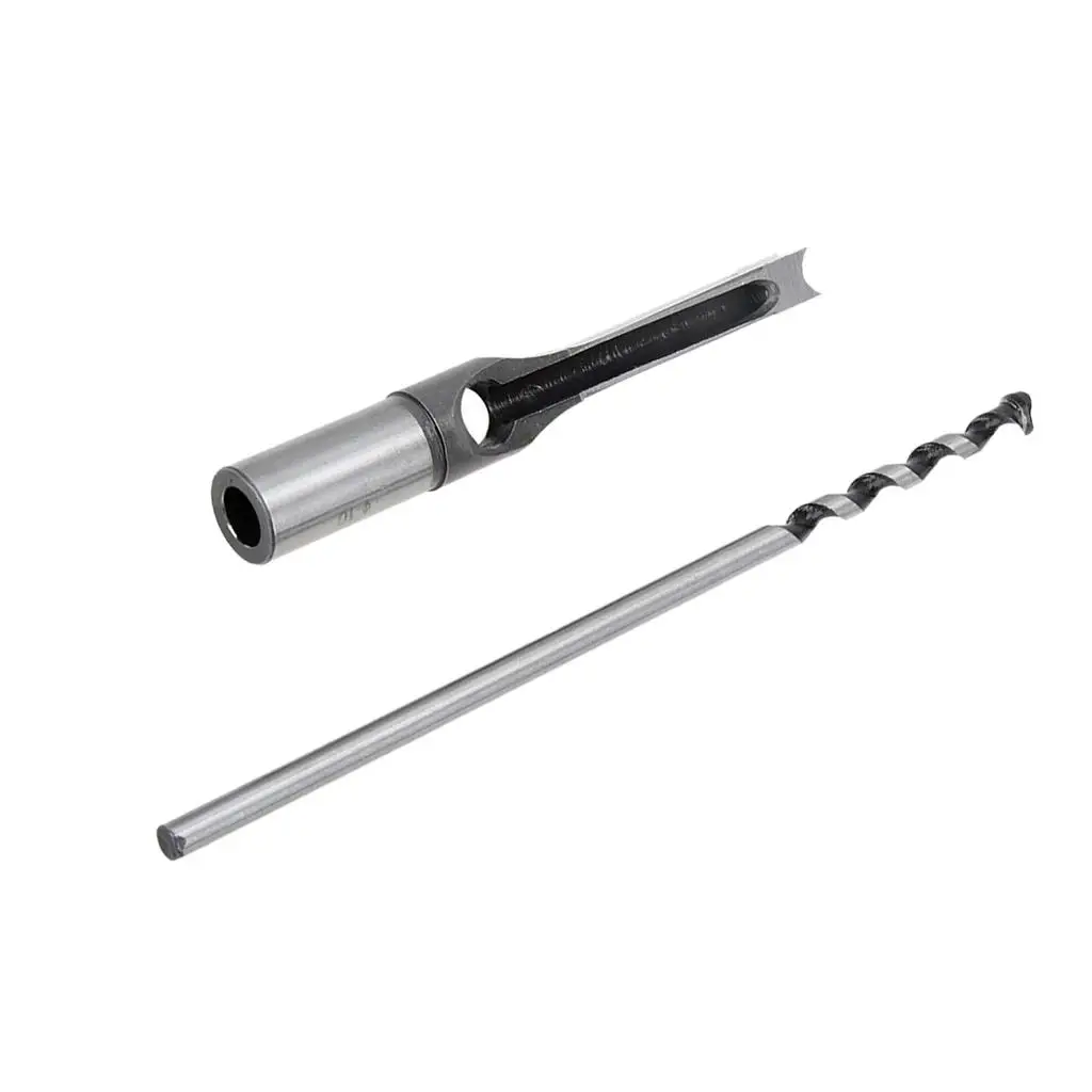 Broca, herramienta de trabajo de madera para mortaja con broca de agujero cuadrado de 8 mm/9,5 mm/10 mm/12 mm/16 mm