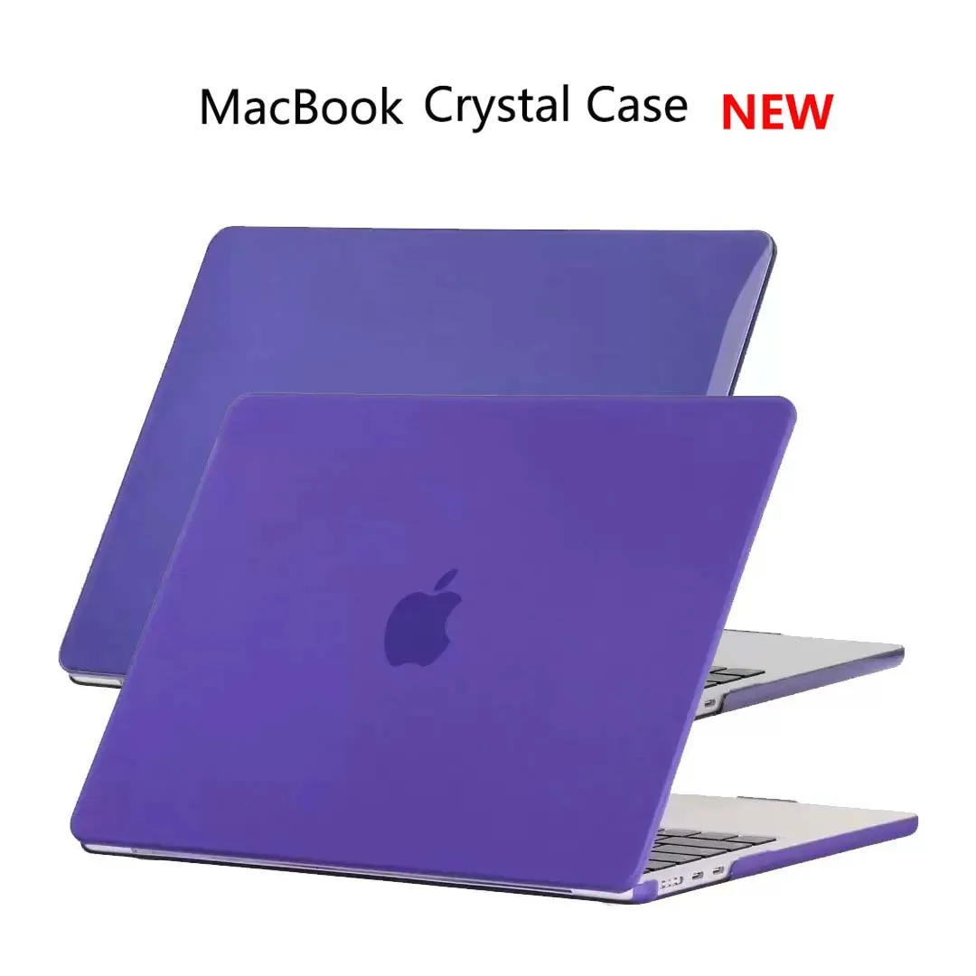 

Transparent Crystal Case For Macbook Pro Retina Air 11 12 13 14 15 16 Inch For Mac Air 13.6 M2 M1 Chip Pro 13.3 Laptop Cover New