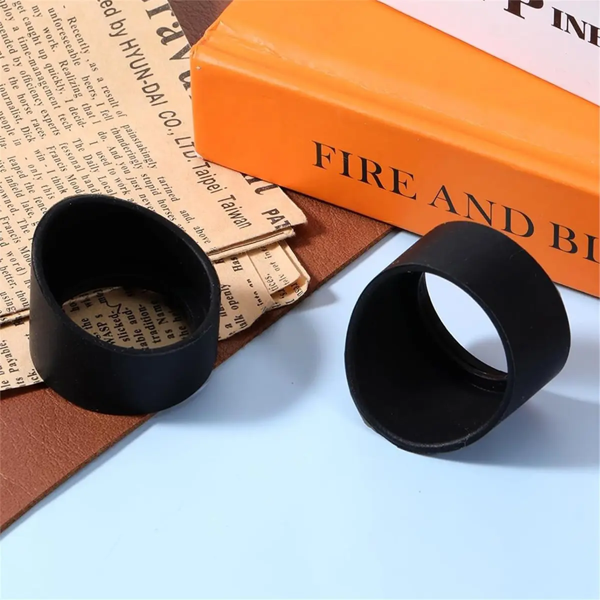 【~ New A94Z】2Pcs Bio-Rubber Eye Guards for Binocular Microscopes, Fits 34-37mm Eyepieces, Comfortable