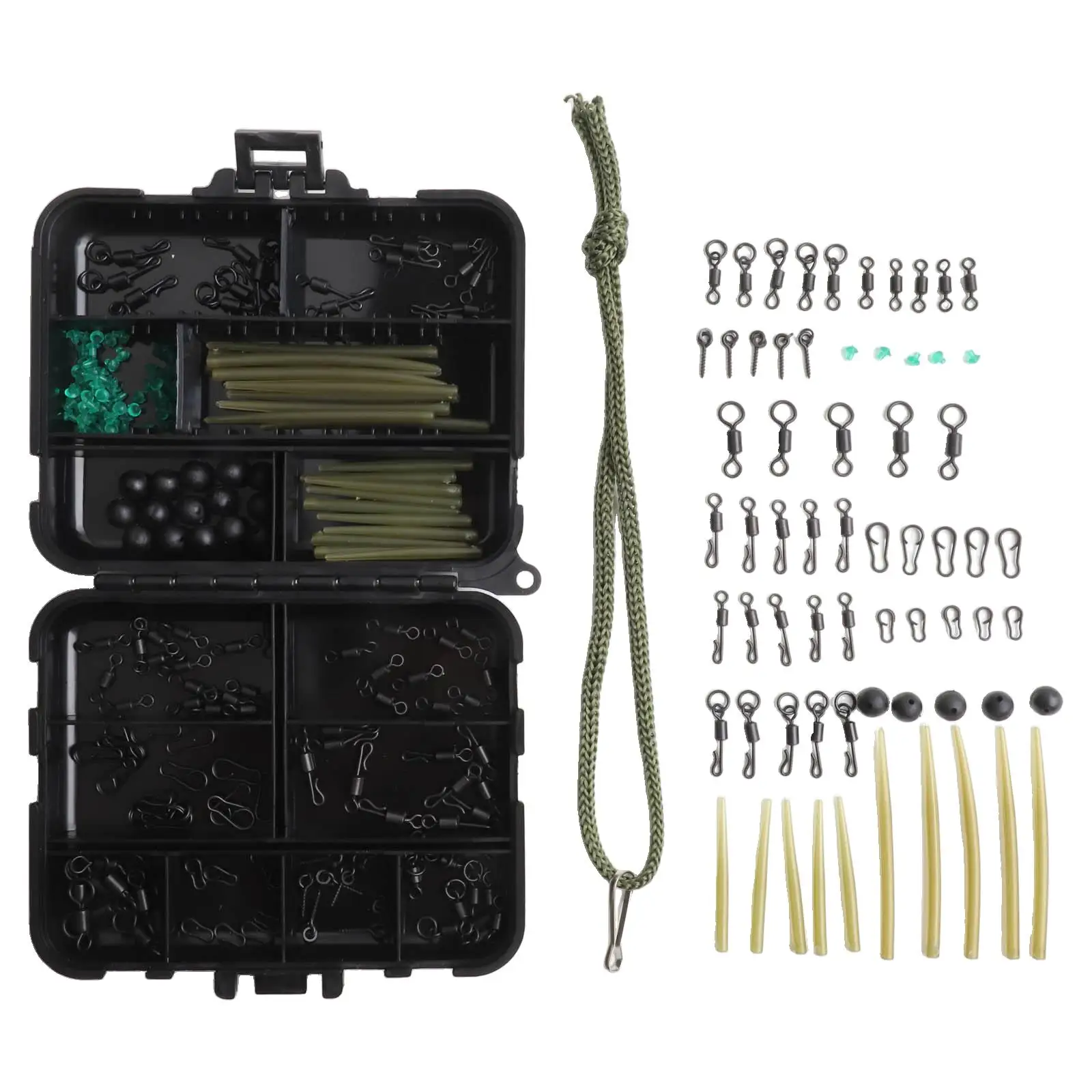 

Рыболовные крючки для ловли карпа, снасти для рыбалки на открытом воздухе, разнообразные аксессуары, простая установка, для пресноводной рыбалки, крючки и вертлюги.