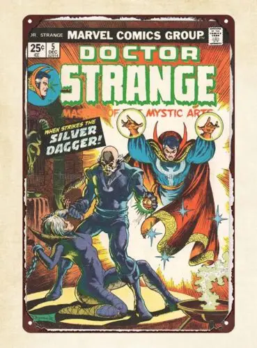 metal wall art Dr. Strange 1974  comics metal tin sign