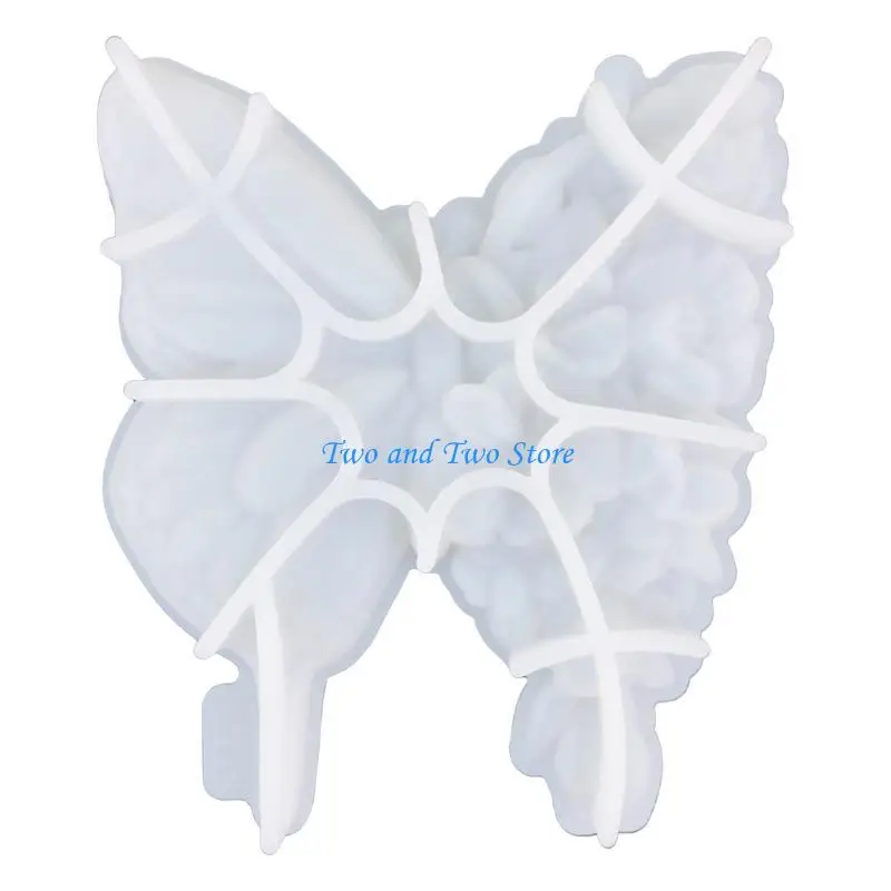 

HX6F Large Butterfly Wall Hanging Mold Silicone Resin Mold Butterfly Shaped Epoxy Casting Molds for Wall Decoration Handmade