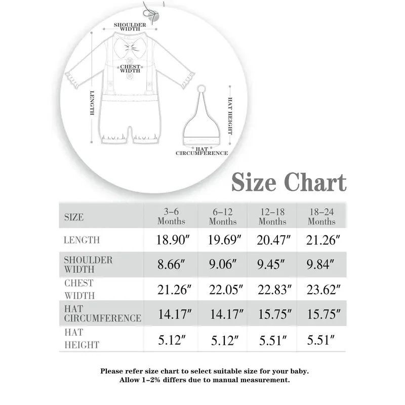 Sky01 Baby Clown Kostüm Karneval Purim Jungen Mädchen Zirkus Overall Kleinkind Halloween Cosplay Outfit Sets mit HutWd01@