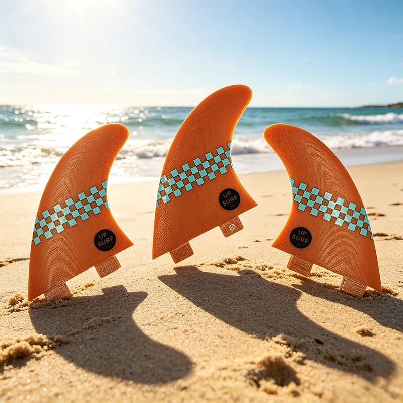 mトライフィンセット-upsurf-fcsフィン-トップパフォーマンス-ファイバーグラス-サーフボードフィン-g5スラスターサーフフィン-ダブルタブ-クイルハス-サーフィン