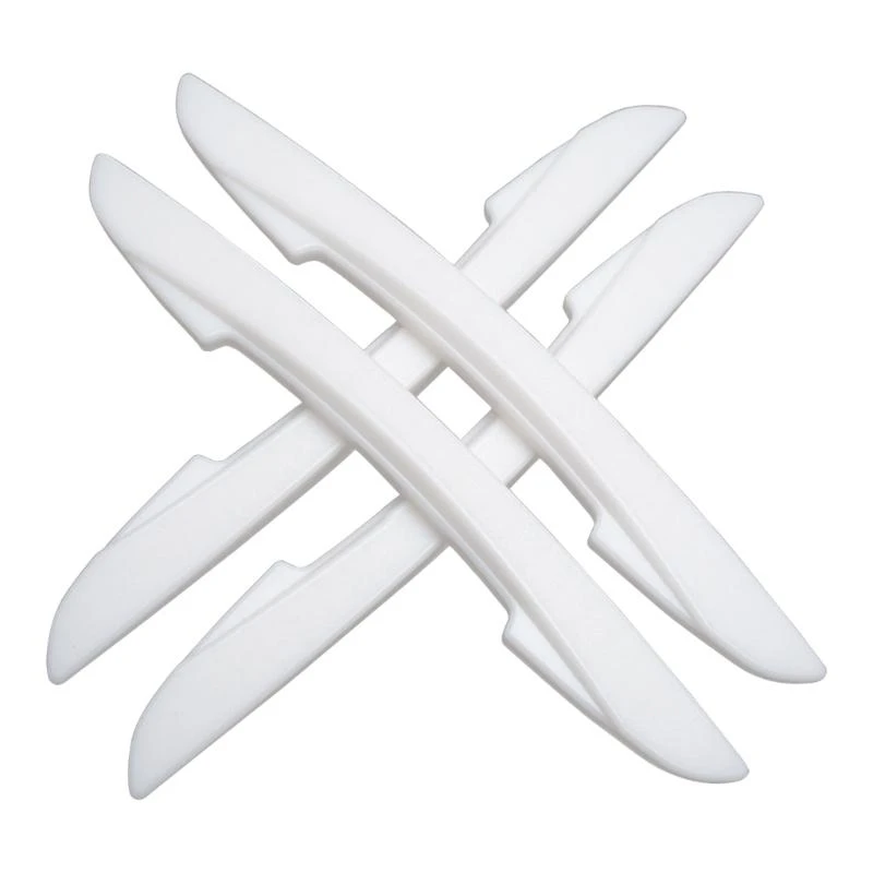 4 Pack Car Door Protective Bar Strips Stickers Prevent Scratches Extend Door Lifespans Parking Safety Everyday Use