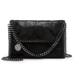 Luxury Chains Flap Crossbody Bags for Women 2023 Designer Square Shoulder Bag Mini Phone Handbags and Purses Clutch Tote Chic