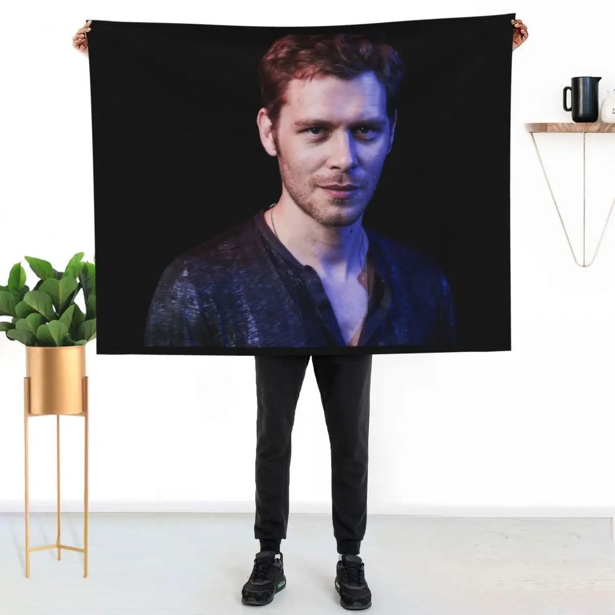Klaus Mikaelson the Originals Throw Blanket Baby Bed linens Decorative Throw Beautifuls Moving Bed Fashionable Blankets