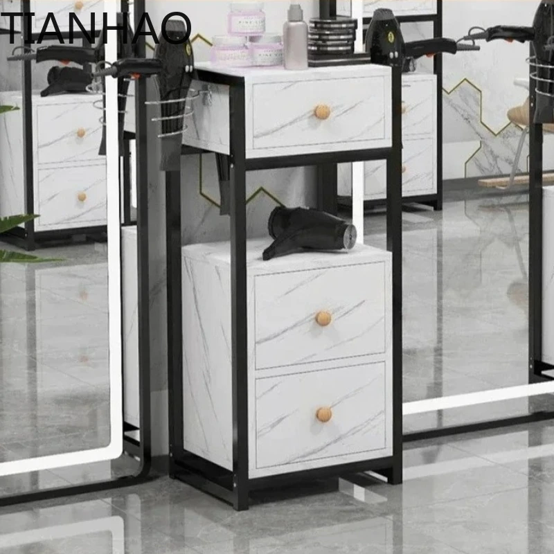 Stylist Salon Trolly Metal Cabinet Utility Cart Salon Trolly Wheels Commercial Hair Wagen Mit Rollen Beauty Gold Beauty