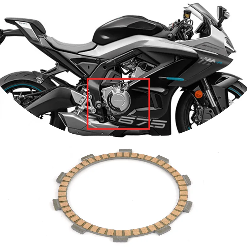 For CFMOTO 675SR-R Friction Plate and Driven Plate Moto Accessories CF Moto 675NK 675SR-R Motorcycle Parts