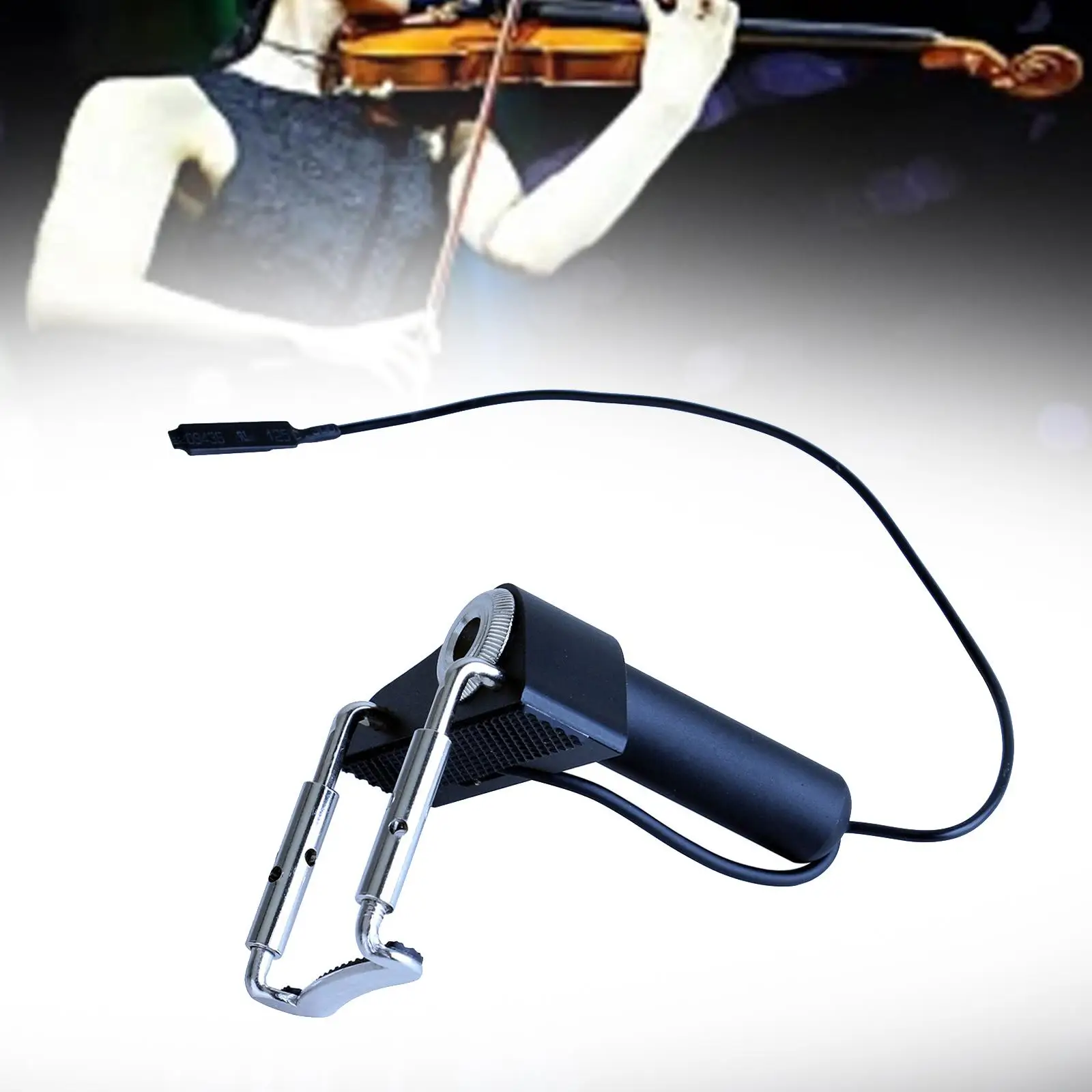 

Pickup for Violin,Portable Piezo Violin Pickup,Contact Microphone Pickup,Violin Pickup for Acoustic Guitar