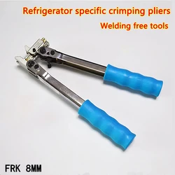 Locke ring crimping pliers, refrigerator cabinet refrigeration maintenance, welding free tool, quick closing composite ring