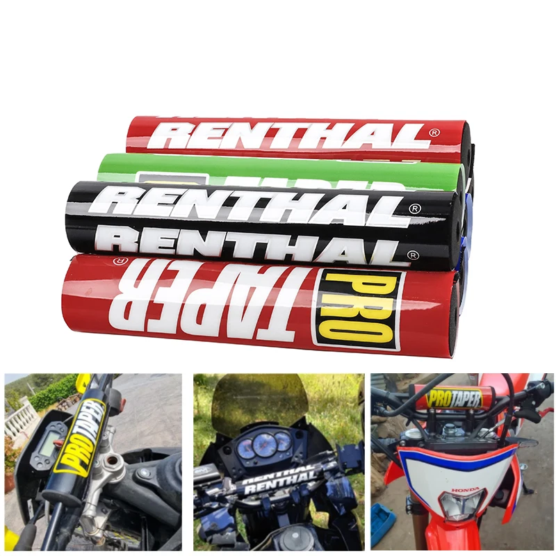 Motosiklet 25 cm Yuvarlak Yastık Çapraz Çubuk Köpük Göğüs Pedi Renthal Gidon SXF EXC CRF YZ YZF KX KXF KLX WR WRF