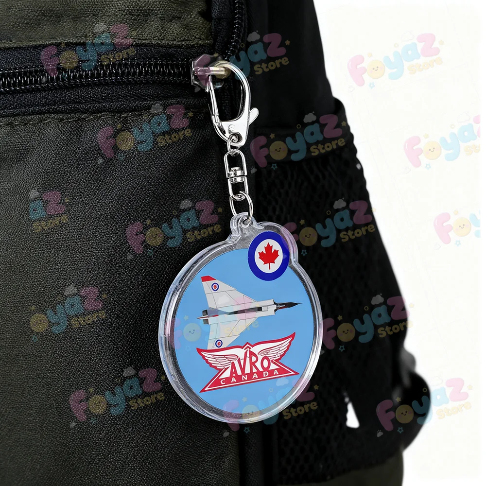 كندا أفرو السهم المفاتيح للملحقات Cf 105 Rcaf التصحيح إد السهام القتالية الطائرات Keyrings سلسلة مفاتيح المشجعين الهدايا #4