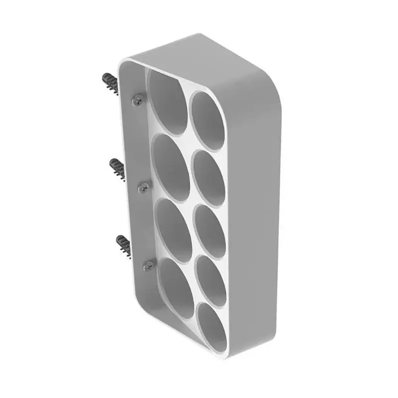 652F Battery Holder Battery Storage Box Desk/ Wall Installation for D/C Multiple Batteries Dispensing Case