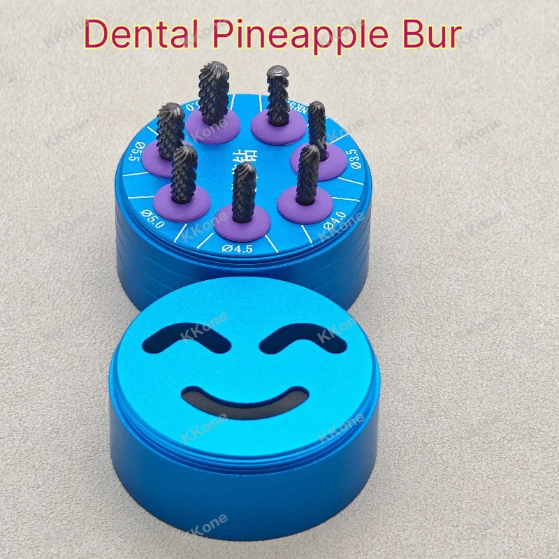 Dental Pineapple Drill Bone Trimming Drill Crest Remover Ridge Contouring GBR Burs High Quality Medical Stainless Steel