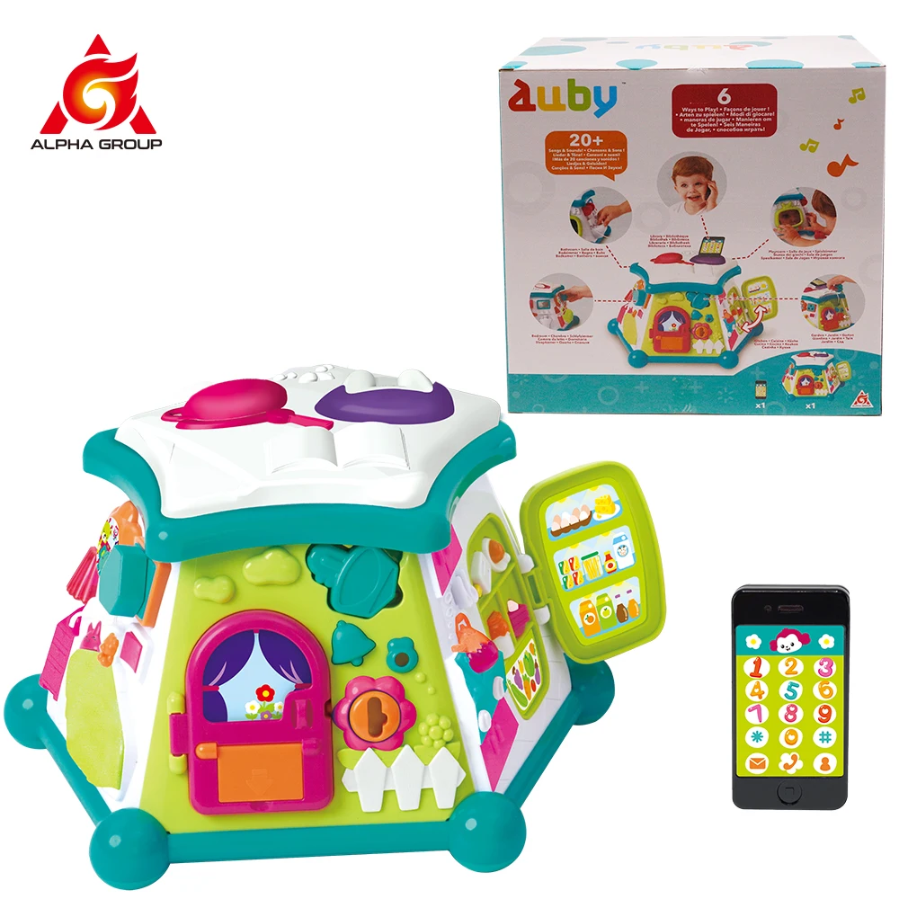 Auby Life House Cube 6 Room Scenes With Music Light 20 Life Experiences Intelligence Develop Early Learning Educational Toy 18m+