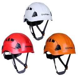 Professional Mountaineer Rock Climbing Safety Helmet Work Rescue Caving Mountaineering Rappelling Gear Equipment