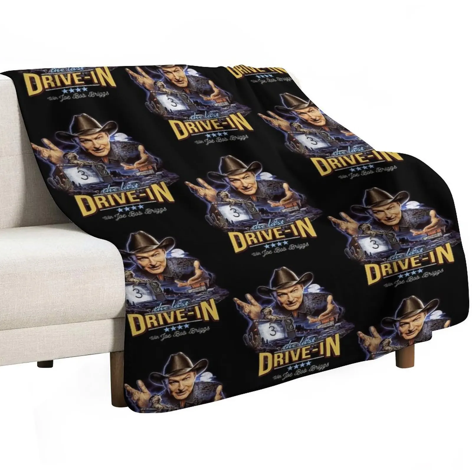 Joe Bob Briggs Last Drive-In Throw Blanket Spring Fall Cozy Throw Blanket for Couch