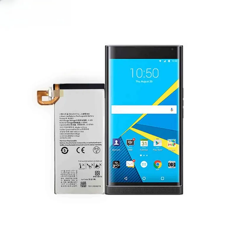 HUSV1/BAT-60122-003 3410mAh Mobiele Telefoon Batterij voor BlackBerry Priv STV100-1 2 3 4 Smart Telefoon Hoge Kwaliteit batterij + Gereedschap