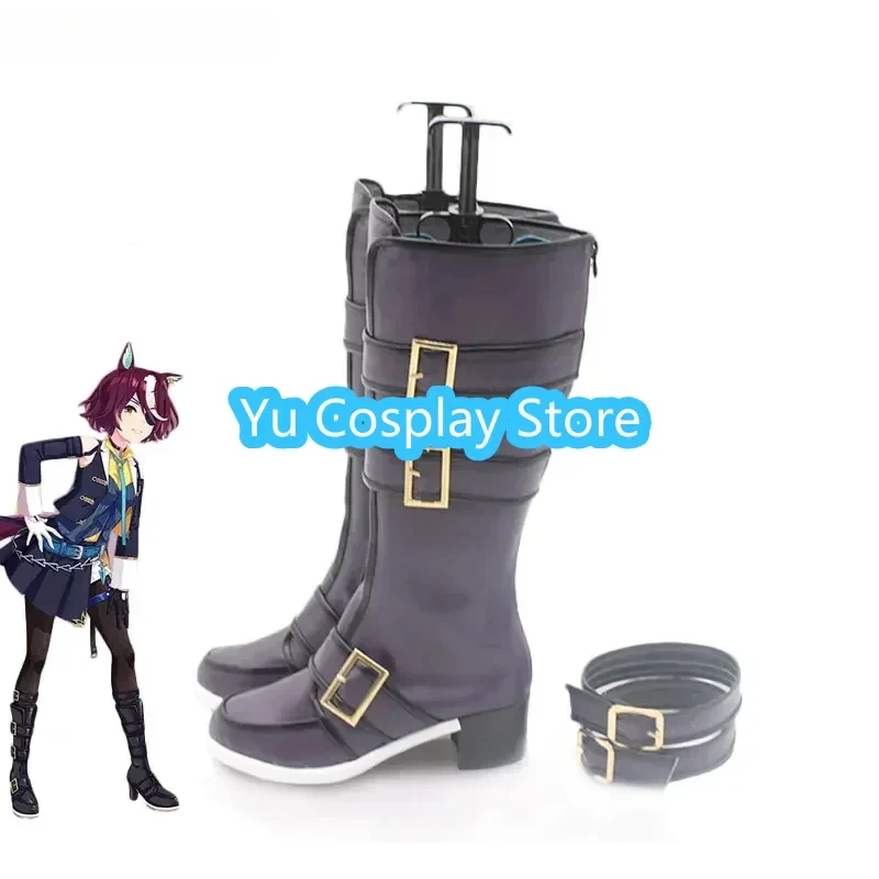 Tanino Gimlet Cosplay Shoes Game Umamusume Pretty Derby Cosplay Boots Halloween Carnival Prop Custom Made