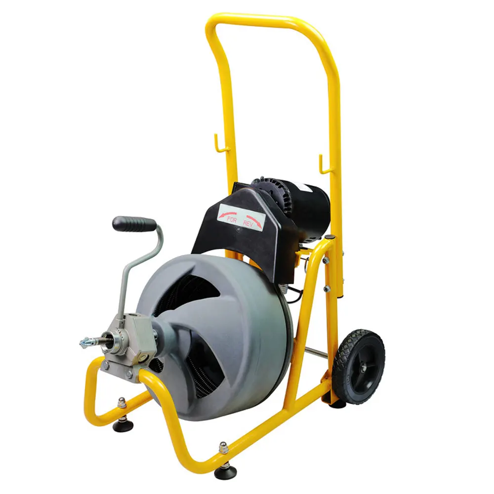 

Pipe Dredging Machine Drum Wheel Electric Dredging Artifact Toilet Blockage Cleaning Tool suitable 30-100mm pipe AG100 220V 250W