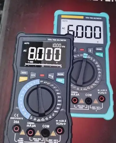 ZOYI ZT-M1 Multimeter, 8000 Counts True RMS VFC Tester, AC/DC Voltmeter Ammeter Ohm Capacitance Meter