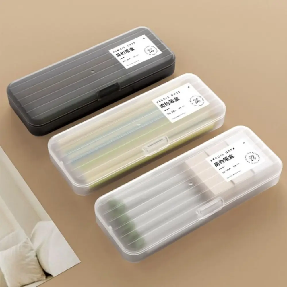 INS Wasserdichte Stift Bleistift Box Multifunktionale Kunst Versorgung Bleistift Fall Transparent Desktop Organizer Schule Büro