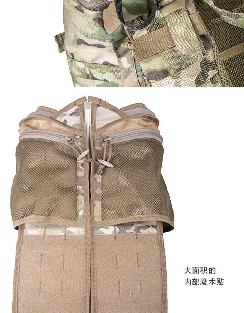 30L 2Days Tactical Commuting EDC Double-Shoulder Carbon Fiber Support Backpack
