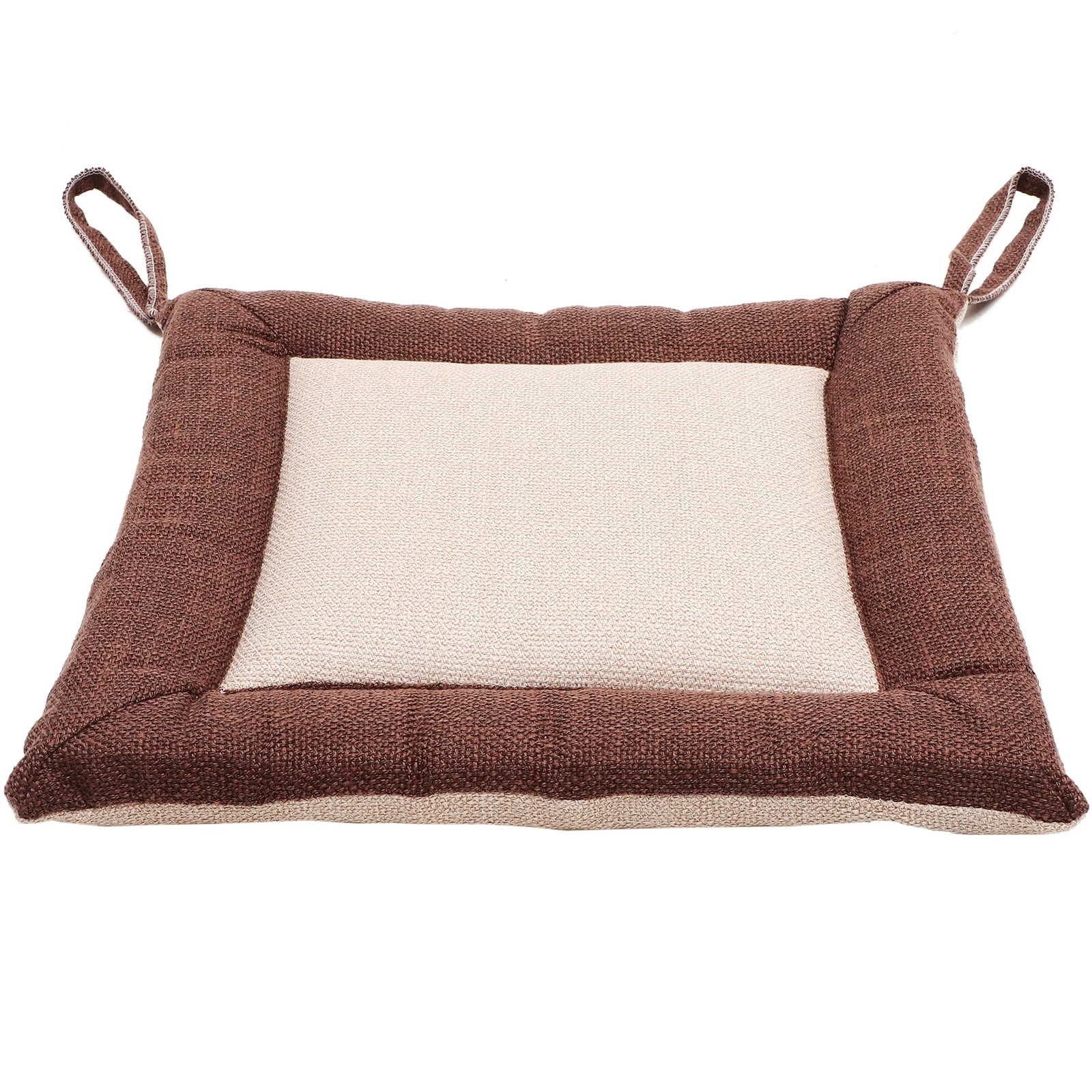 

Cotton Linen Seat Cushion 40x40cm Thick 4cm Soft Material Office Chairs Desk Floor Mat Multi purpose Easy Clean Home
