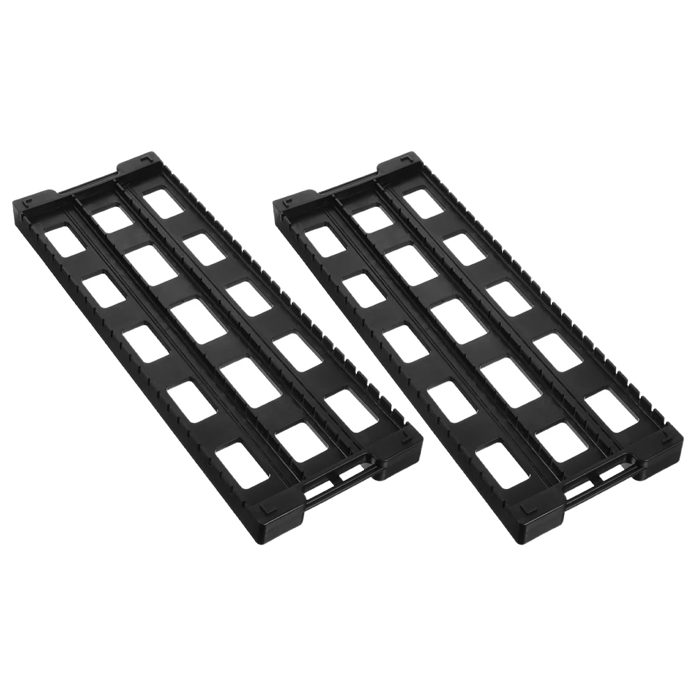 

2pcs Anti-static Bracket Board Storage Stand Black Abs Circuit Holder Soldering ESD Circulation Rack PCB Tray Slot