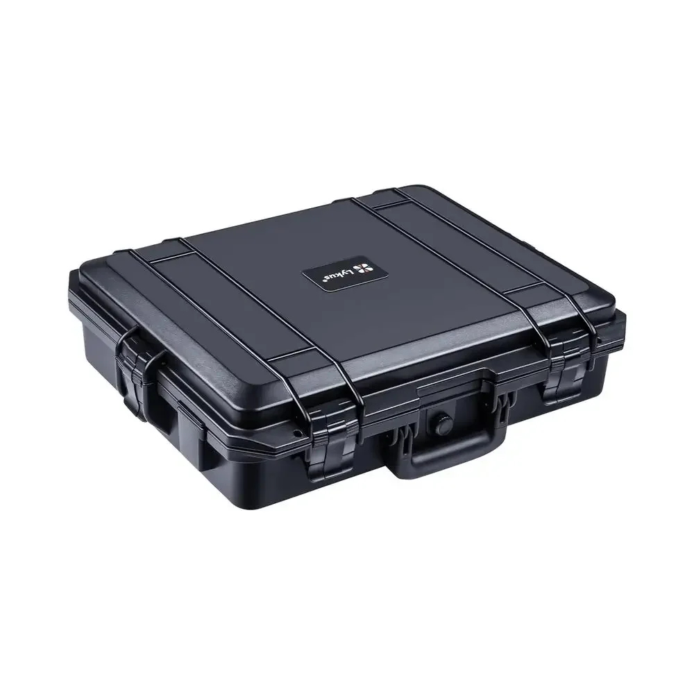 Waterproof Hard Case Foam Interior 18.1x14.2x5.1 inch Camera Laptop ElectronicsIP67 Dust Water Proof Resin 2 Foam Pieces