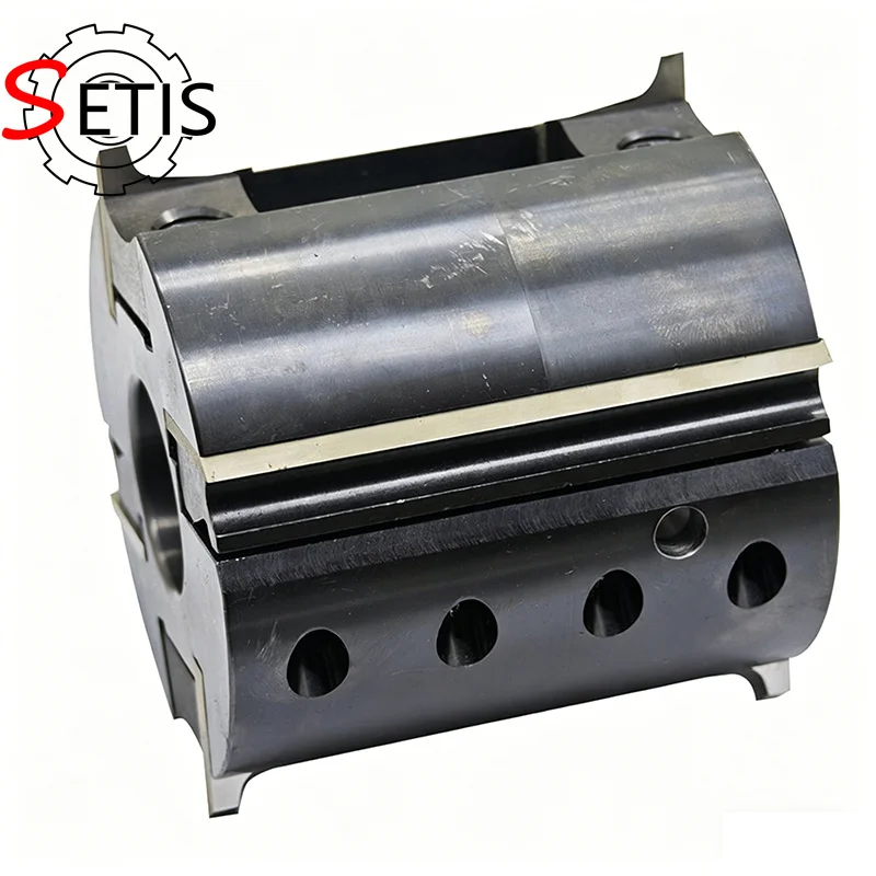 SETIS Adjustable Chamfering/Rounding Router Bit with Replaceable Carbide Inserts (Shaper Cutter)