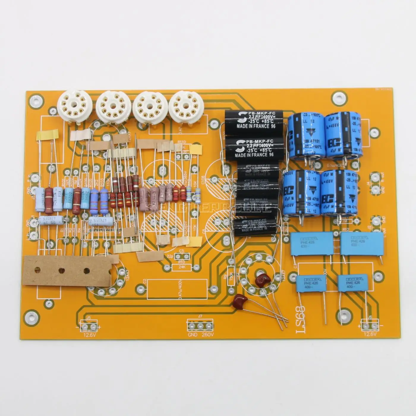 ขึ้นอยู่กับ Conrad Johnson Pre-Amp วงจร LS68 12AX7 หลอด Preamplifier Board Assembly & ชุดอุปกรณ์เสริม