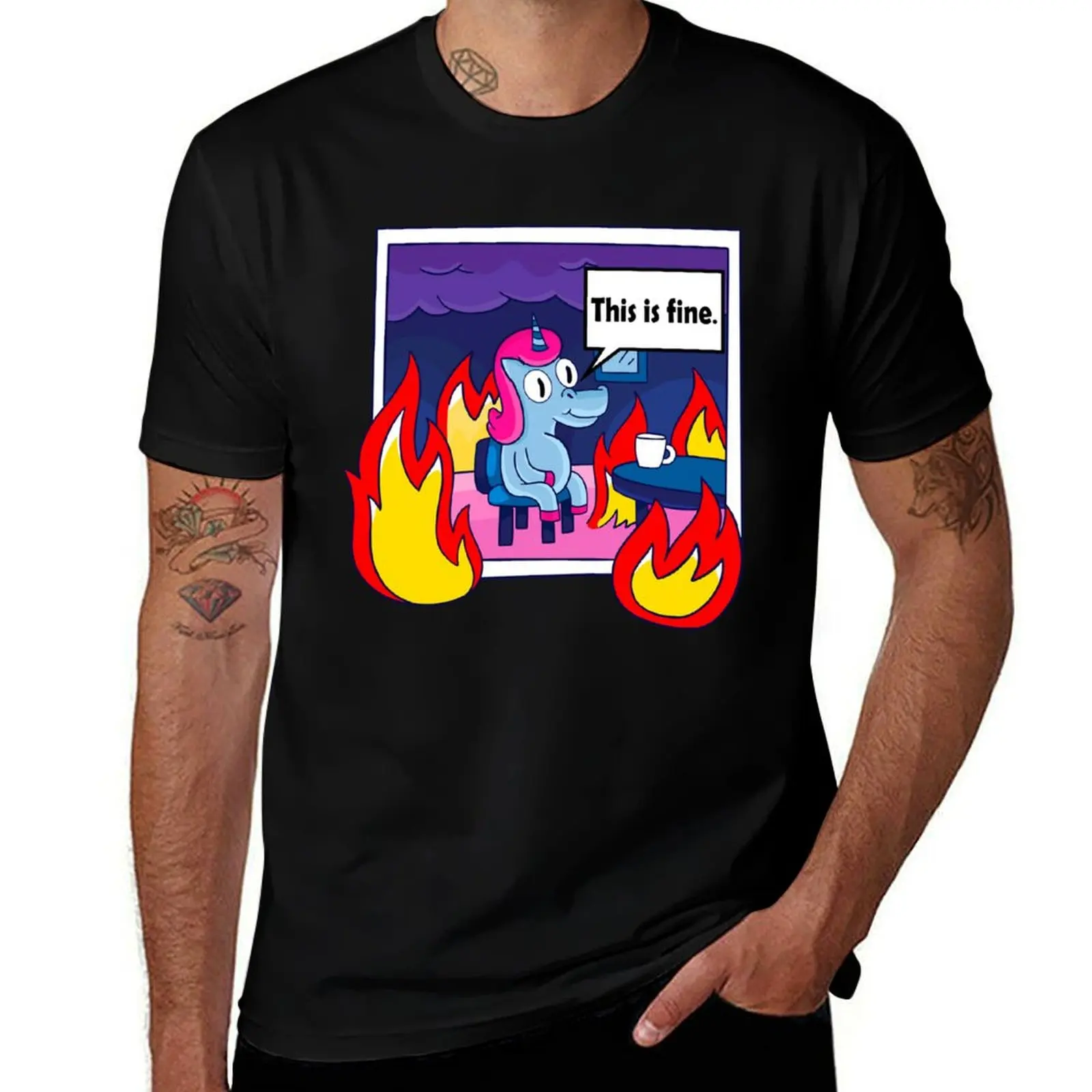 shirt Is man This Gifts Cool t shirt Gift Fine Unicorn Dog man shirt t cotton man designer T-Shirt t Meme cotton T-Shirt Day