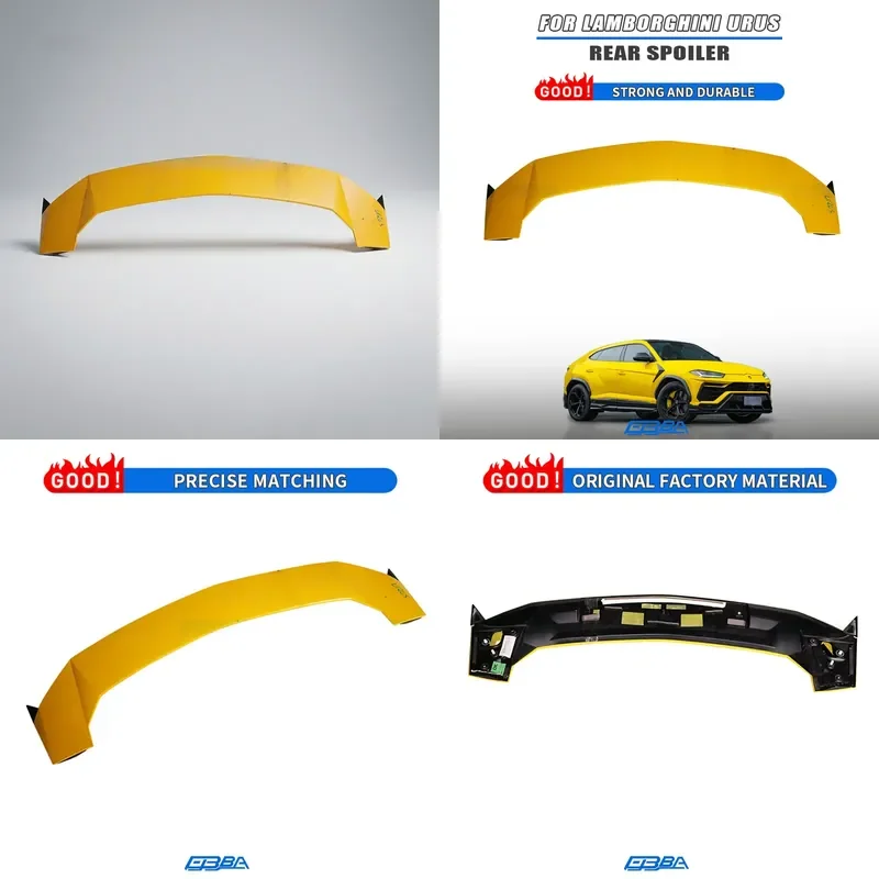 Used Original 4ML827931 Replacement Rear Tail Movable Spoiler Yellow Rear Wing for Lamborghini Urus