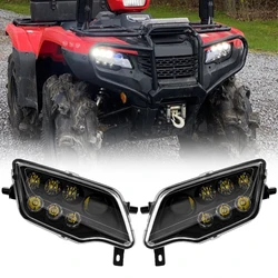 ATV UTV SXS LED Headlights Assembly for Honda Pioneer 1000 700 520 500 Rancher 420 Foreman 500 Rubicon Talon 1000R Accessories