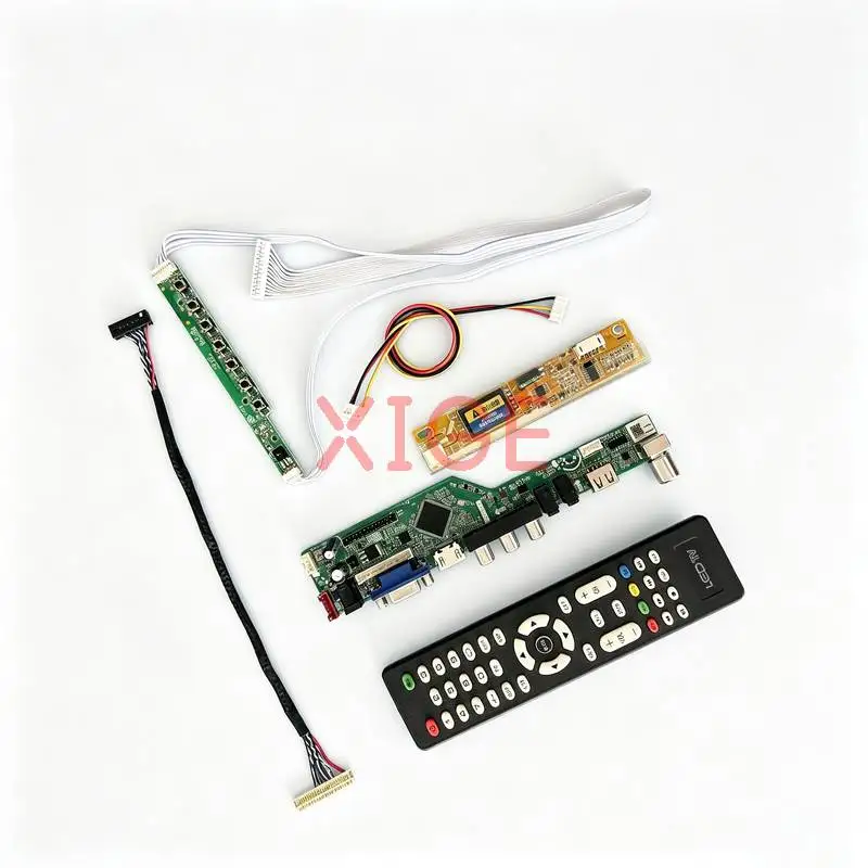 

For QD15TL07 LQ154K1LB LTD154EX0 LQ154K1LA Screen Drive Controller Board Kit 1280*800 1CCFL 30 Pin LVDS 1280x800 USB+AV+VGA+HDMI