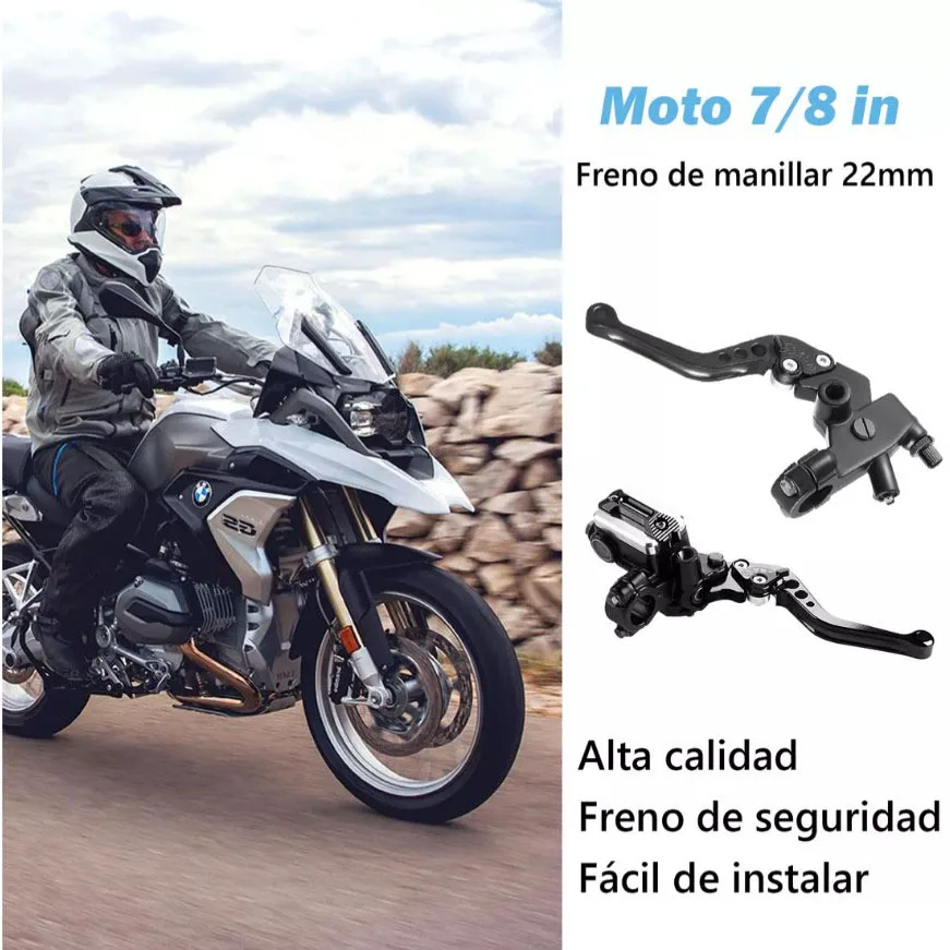 Universal Motorcycle Brake Master Cylinder Clutch Lever Aluminium Alloy durable golden Adjustment Brake Clutch Handle