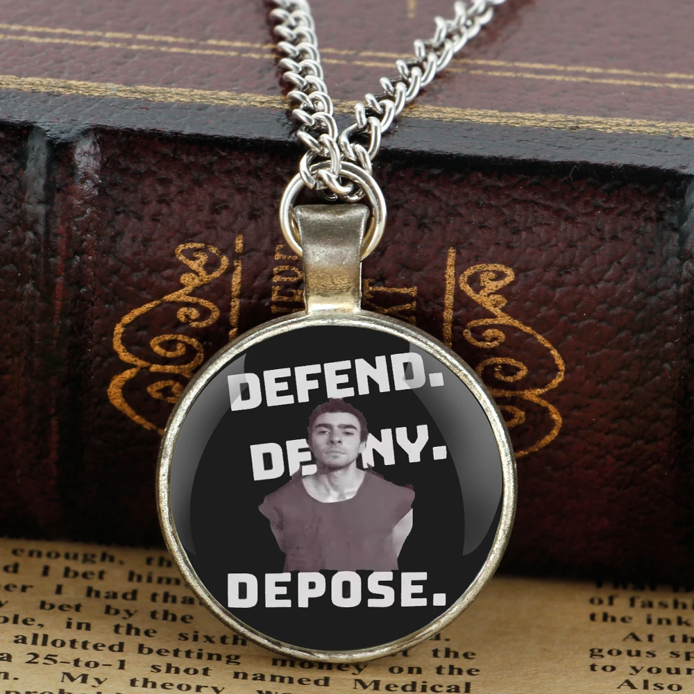 DENY DEPOSE Glass Dome Pendant Necklaces Women Men Jewelry Accessories Gifts for Kids